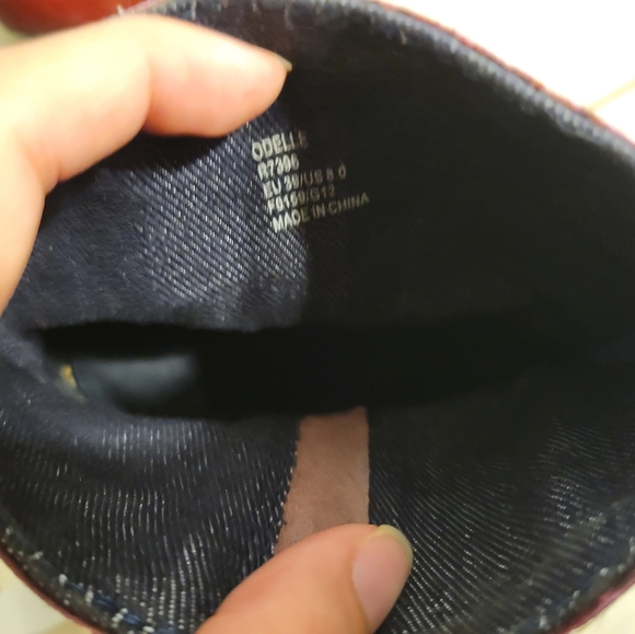 Calvin Klein Jeans Odelle Women's Boots Wedge CALF HAIR  sz 8 - Picture 5 of 8